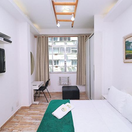 ריו דה ז'ניירו Studio Para 4 Pessoas Com Vista Mar Em Copacabana מראה חיצוני תמונה