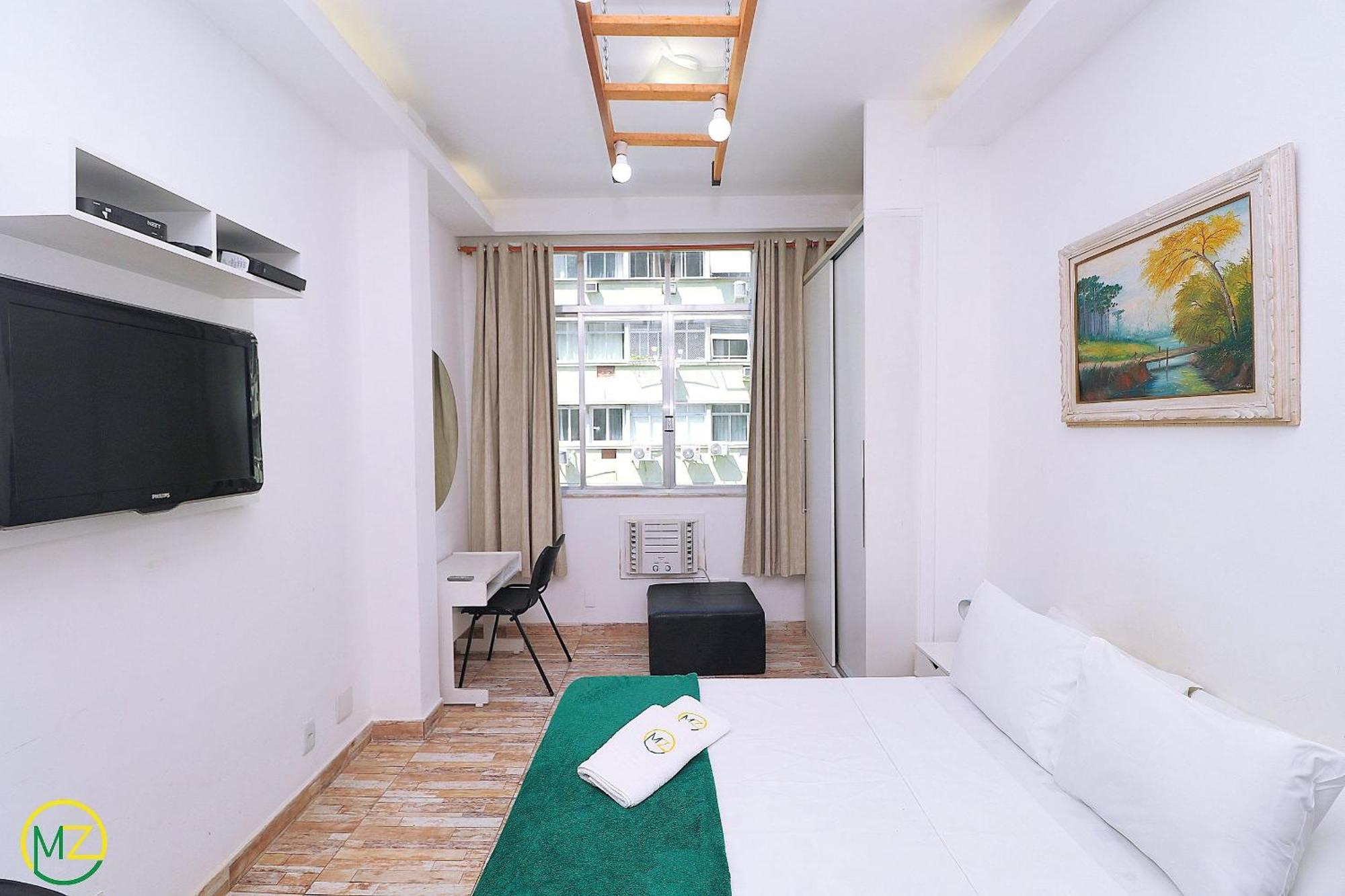 ריו דה ז'ניירו Studio Para 4 Pessoas Com Vista Mar Em Copacabana מראה חיצוני תמונה