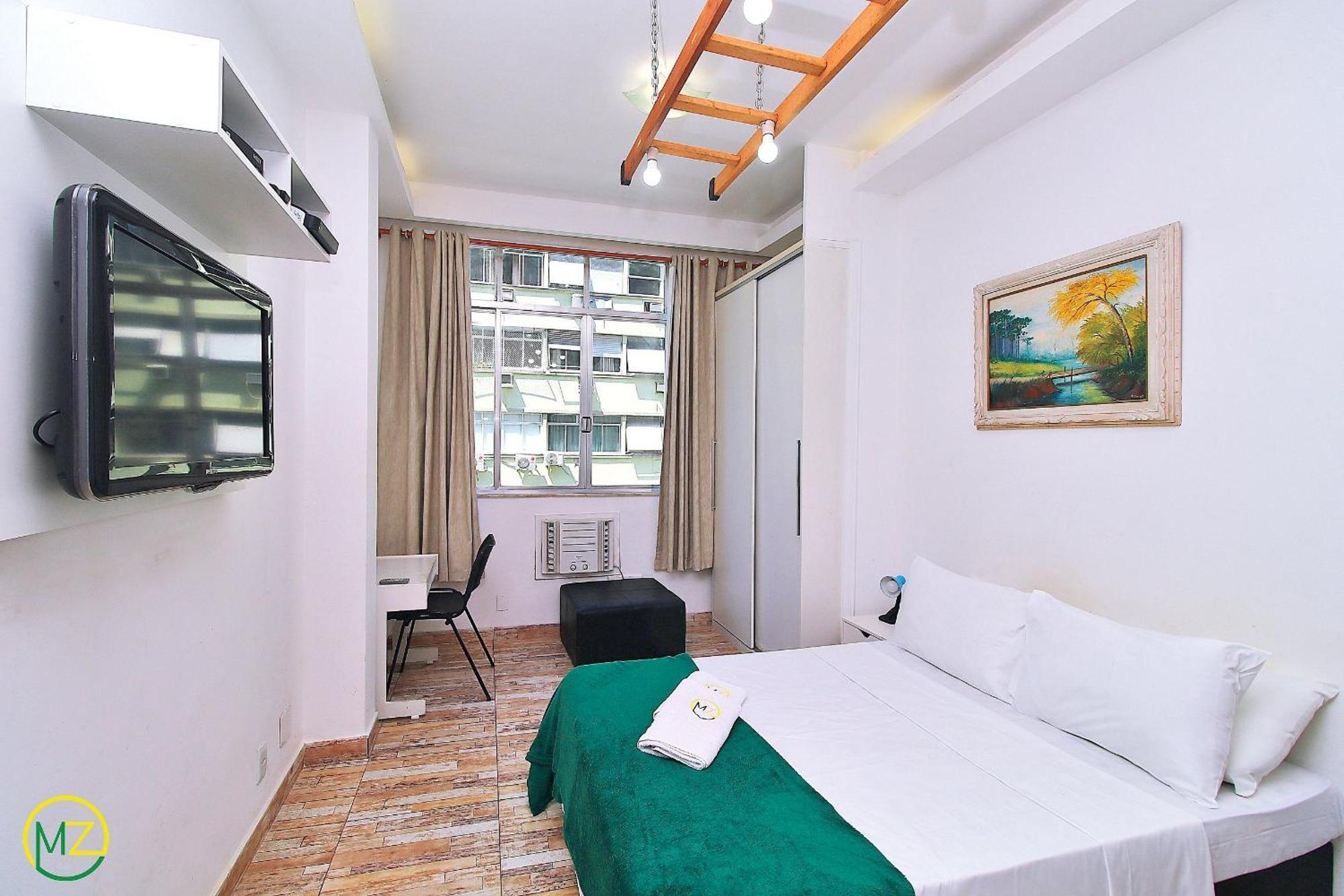 ריו דה ז'ניירו Studio Para 4 Pessoas Com Vista Mar Em Copacabana מראה חיצוני תמונה