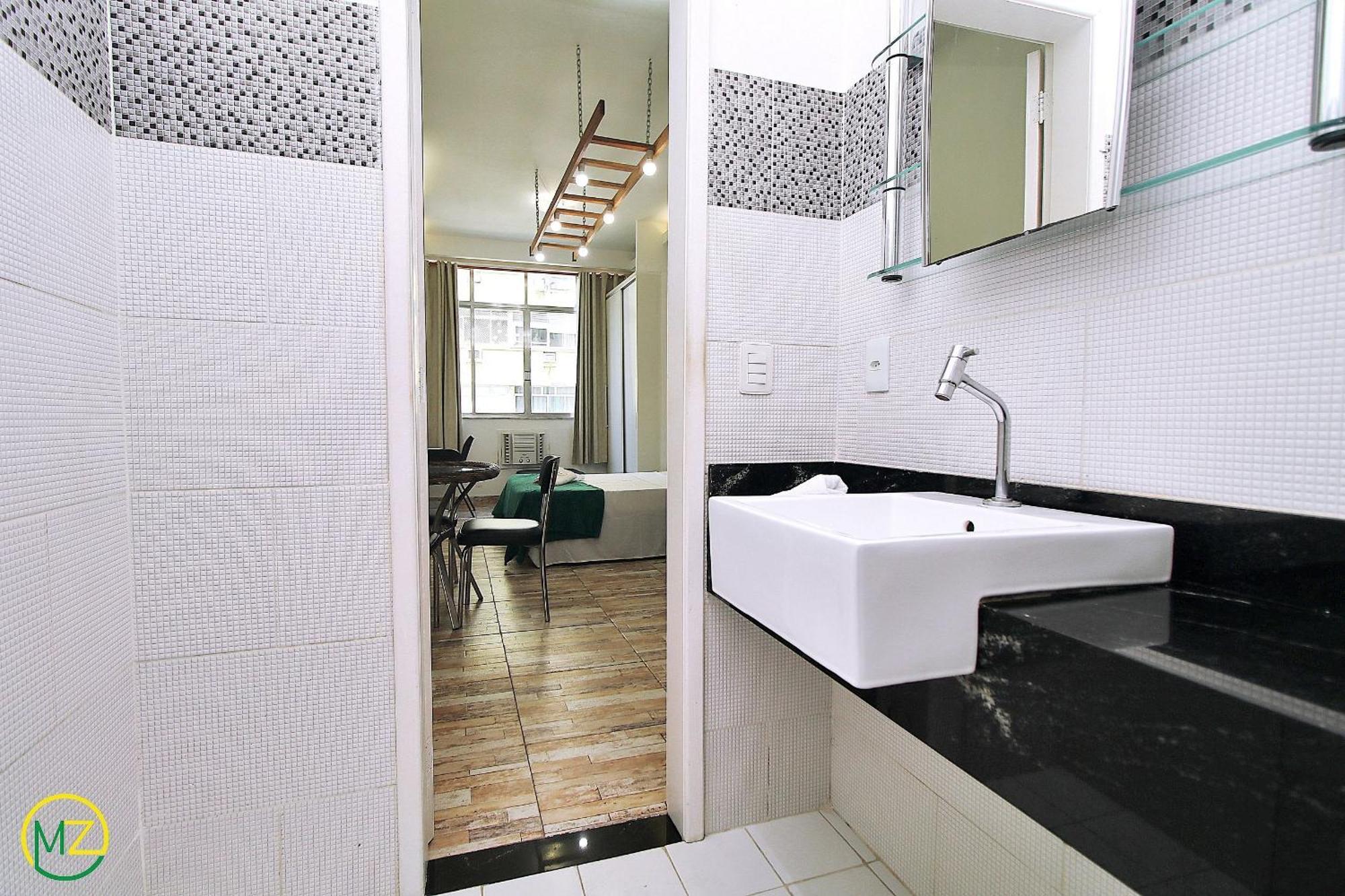 ריו דה ז'ניירו Studio Para 4 Pessoas Com Vista Mar Em Copacabana מראה חיצוני תמונה